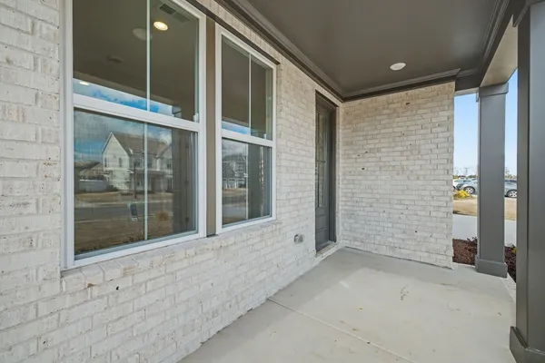 a view of a door of the house