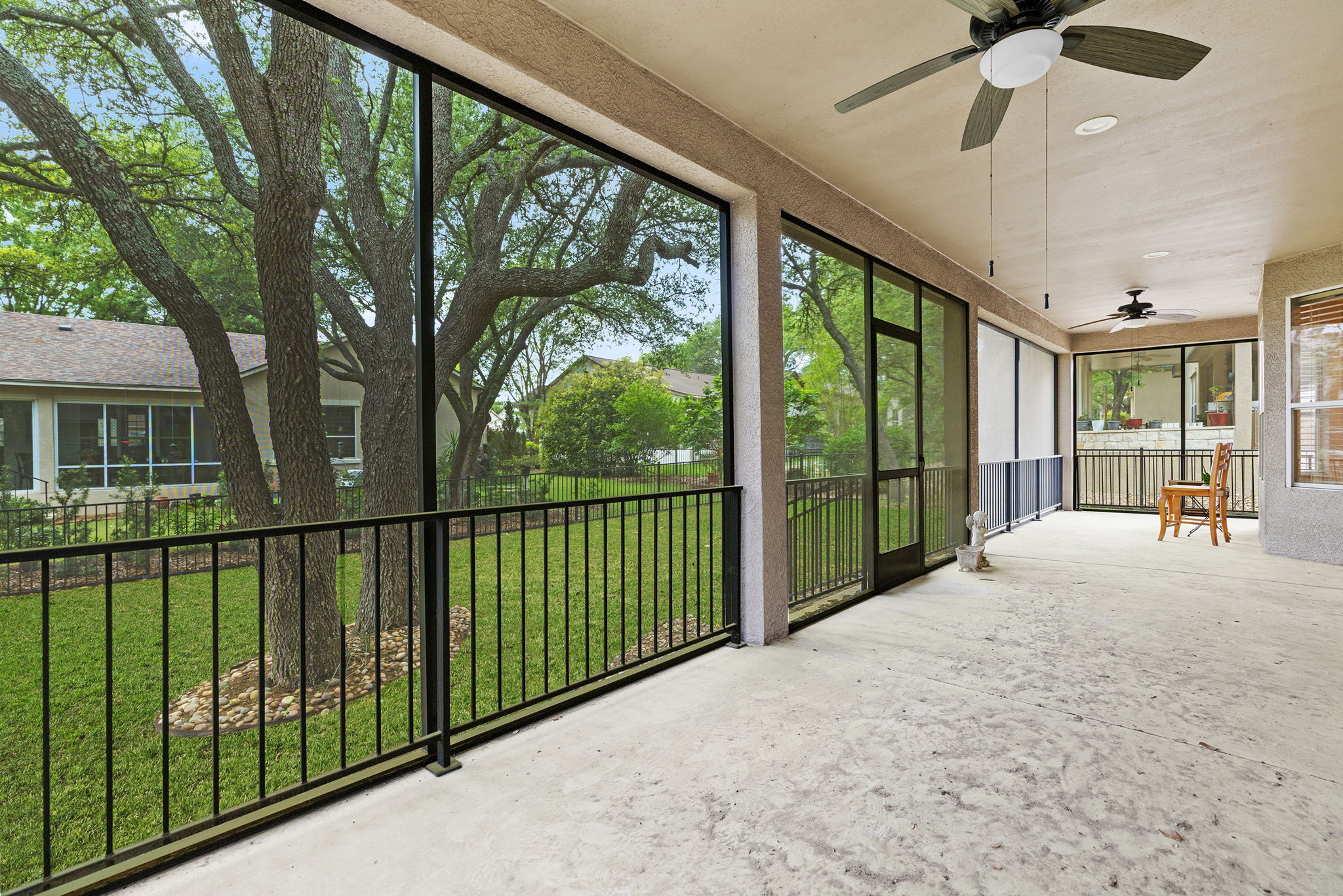120 Ruellia Drive Georgetown, TX 78633 - Photo 18 of 39 Another view of screen-in patio.
