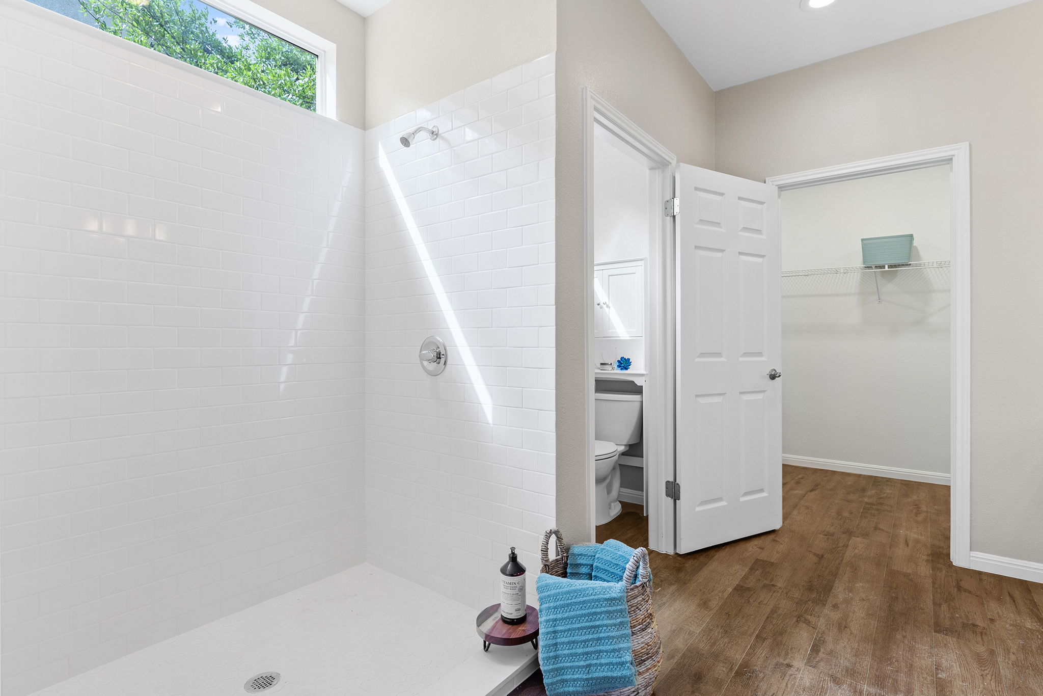 120 Ruellia Drive Georgetown, TX 78633 - Photo 6 of 39 Primary bathroom, walk-in shower
