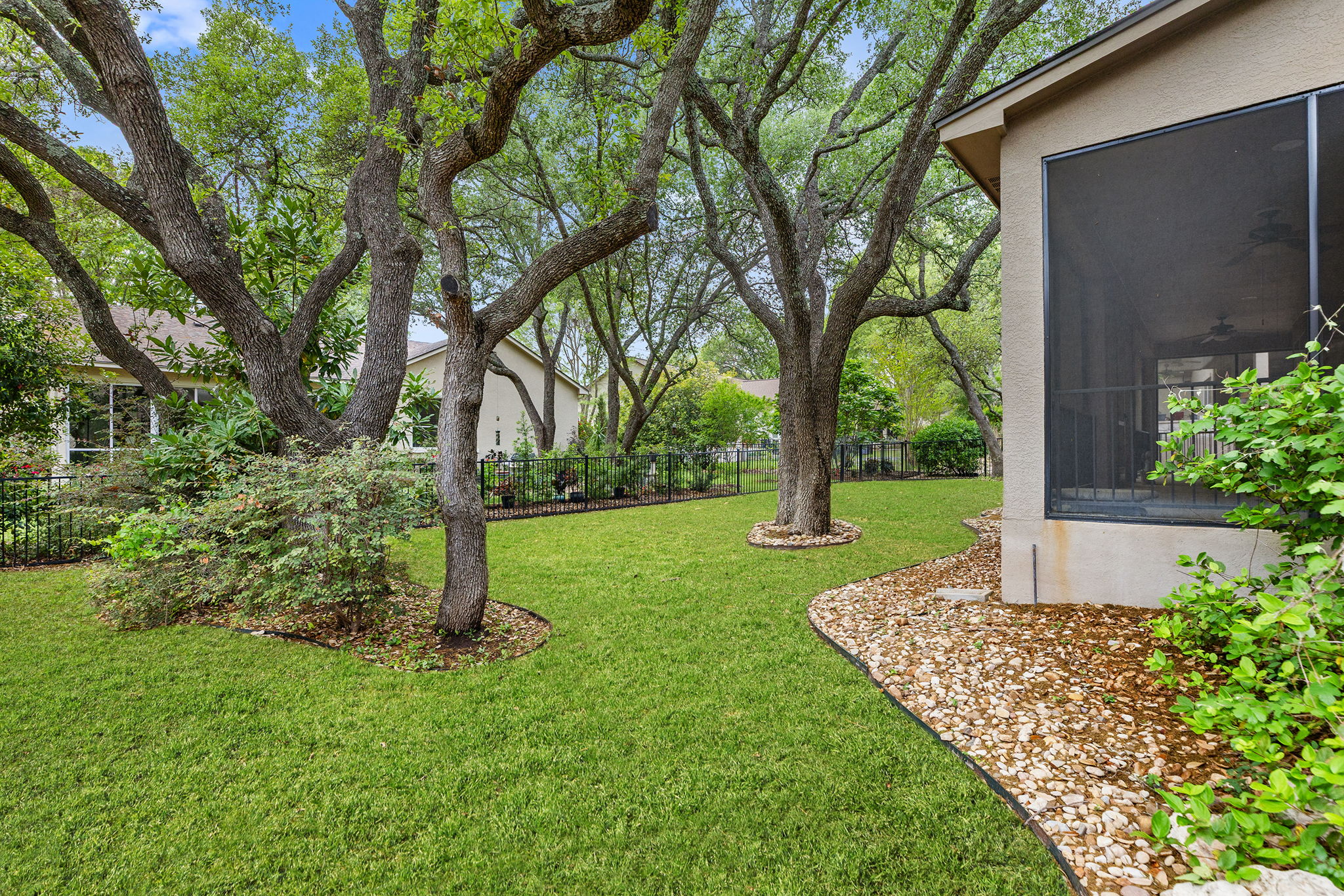 120 Ruellia Drive Georgetown, TX 78633 - Photo 8 of 39 Nicely landscaped and shaded with mature trees.