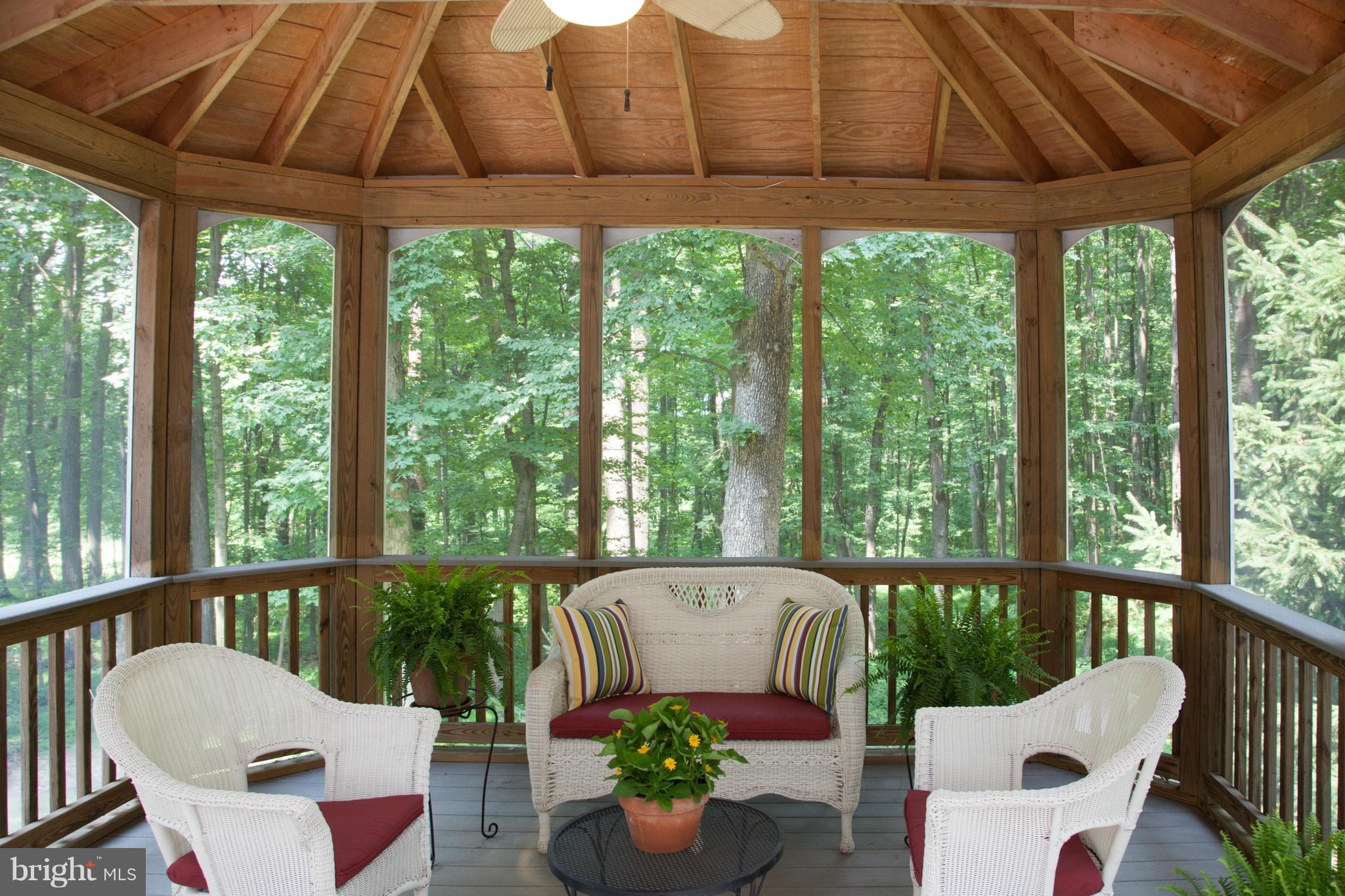 18256 Canby Road Leesburg, VA 20175 - Photo 22 of 27 Screened in porch with remote fan/light