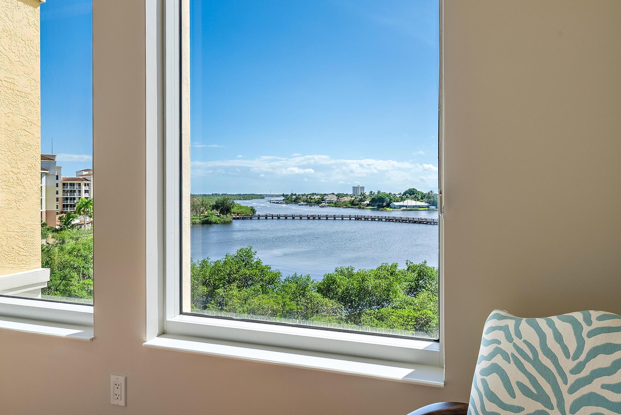 500 Highway 1, Unit 402 Jupiter, FL 33477 - Photo 6 of 37 a view of a lake from a window