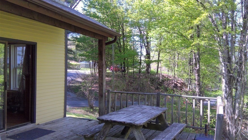 20 Frankton Road Shelburne, MA 01370 - Photo 17 of 41 a view of backyard with a deck and wooden floor