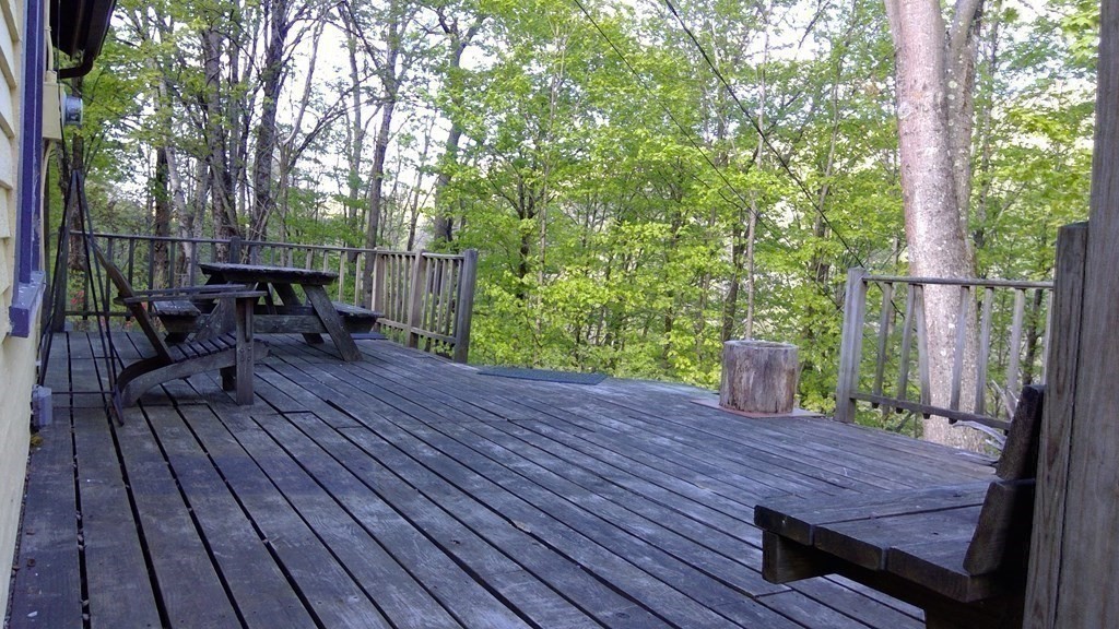 20 Frankton Road Shelburne, MA 01370 - Photo 18 of 41 a view of a wooden deck with chairs