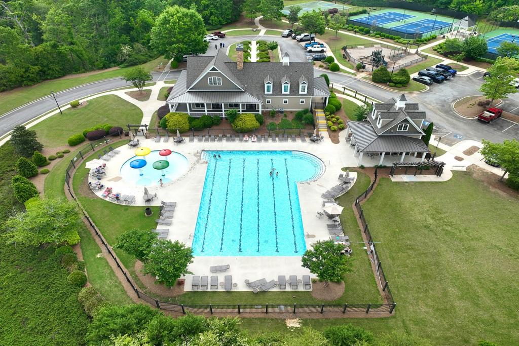 6130 Boulder Gate Way Cumming, GA 30028 - Photo 32 of 38 an aerial view of a house