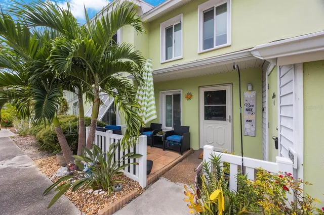 a view of a house with a patio