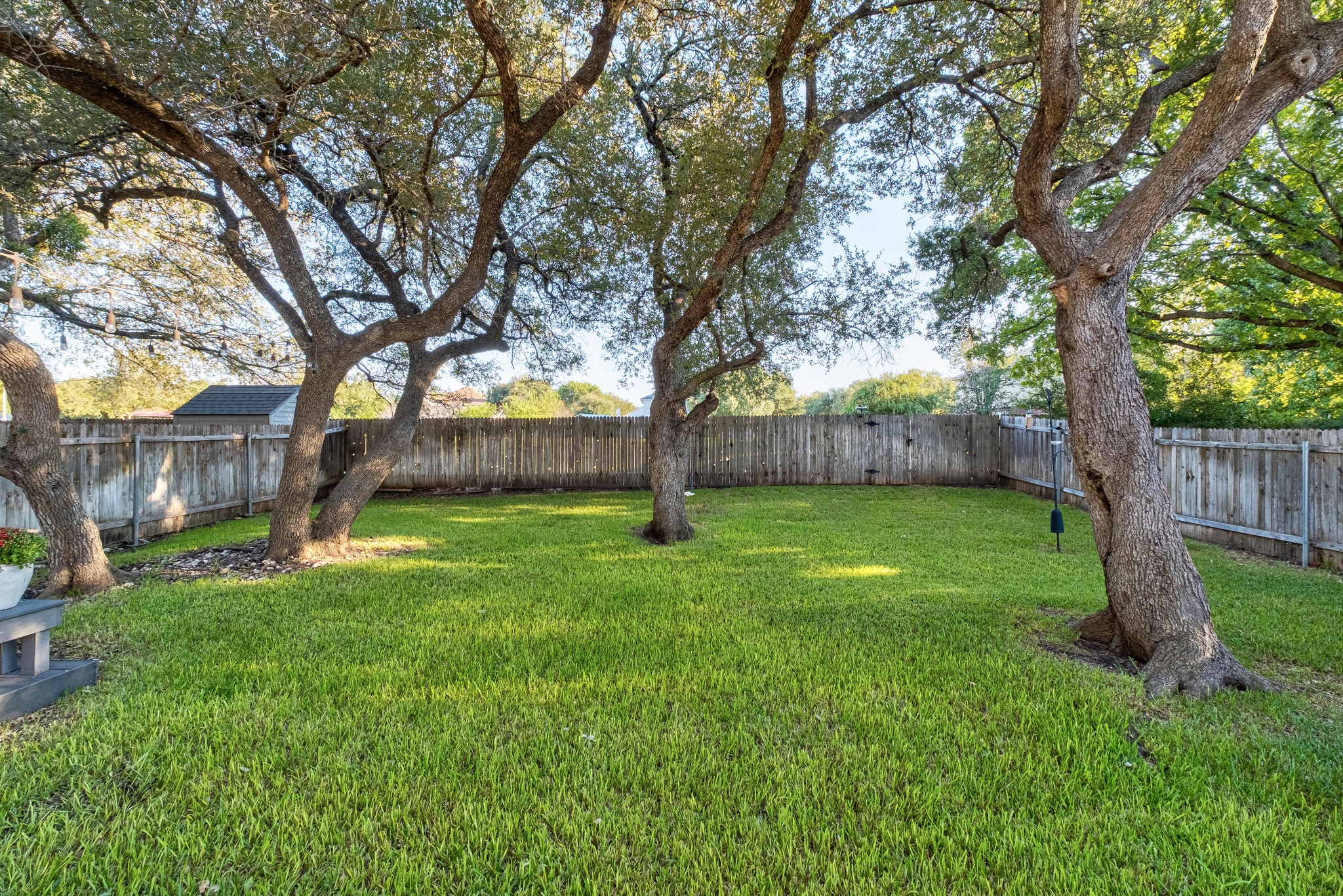 1506 Old Mill Road Cedar Park, TX 78613 - Photo 28 of 40 Incredible lot backing to a peaceful green space with gated access! Beautiful mature trees, plenty of room to roam, and a backyard to enjoy!