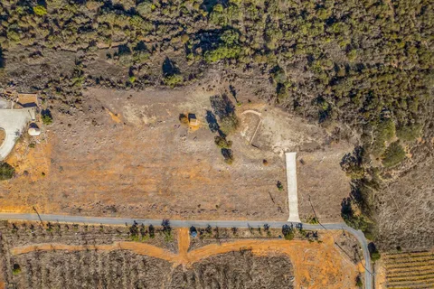 a view of an outdoor space with mountain view