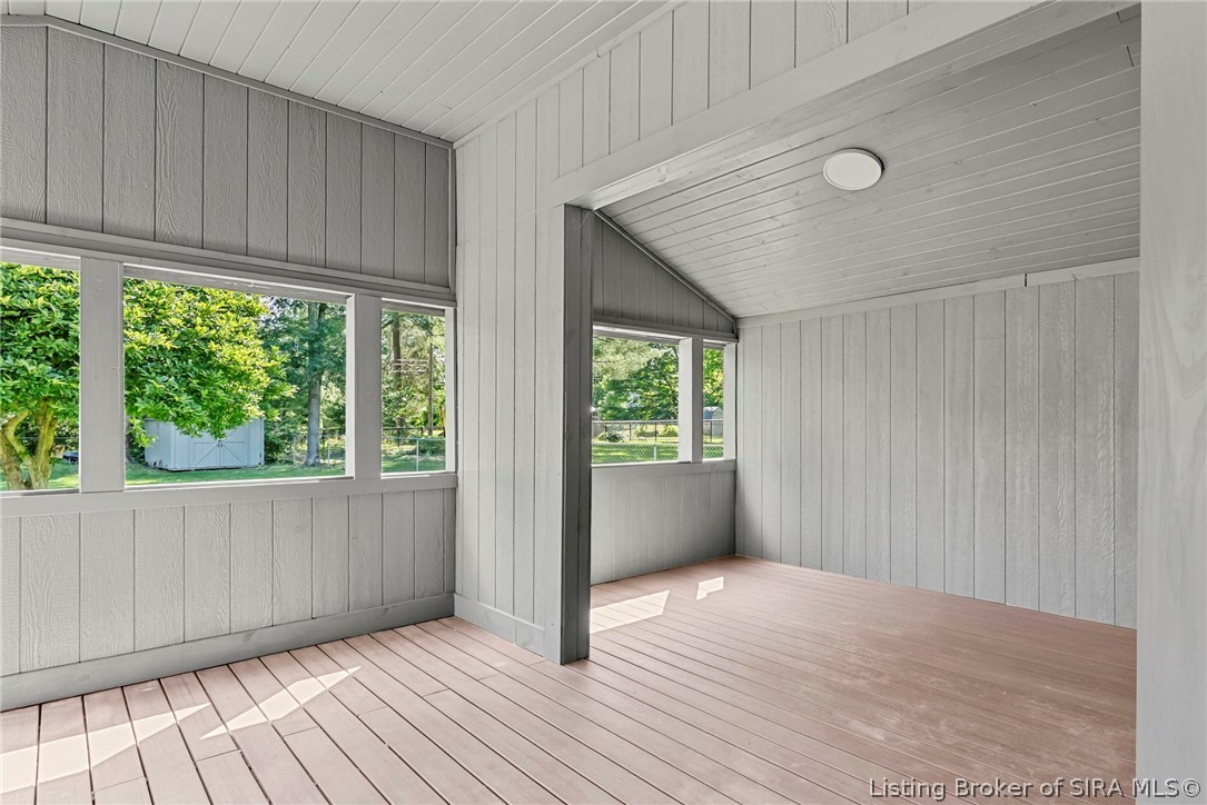 2037 Ridgewood Lane Madison, IN 47250 - Photo 22 of 27 Expansive covered and partially enclosed deck