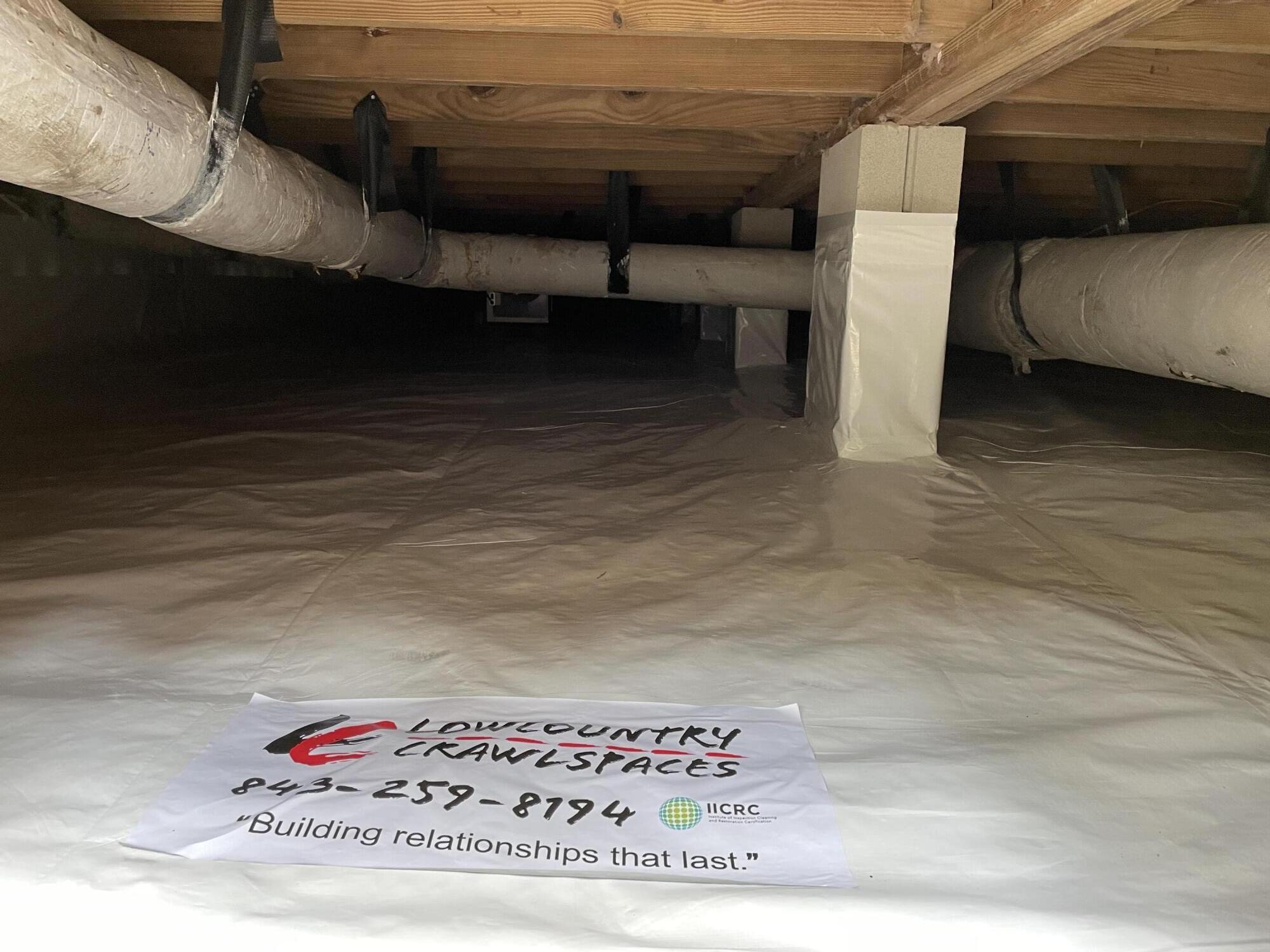 205 Deer Ridge Court Huger, SC 29450 - Photo 29 of 32 Newly Encapsulated Crawl Space