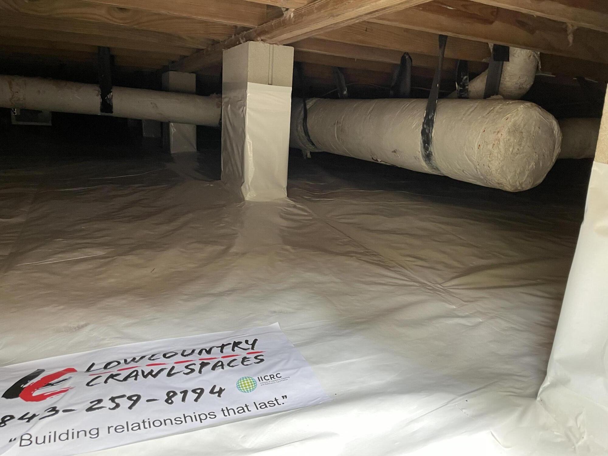 205 Deer Ridge Court Huger, SC 29450 - Photo 30 of 32 Newly Encapsulated Crawl Space