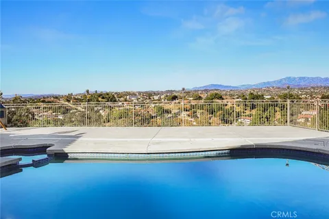 a view of a city with a mountain view