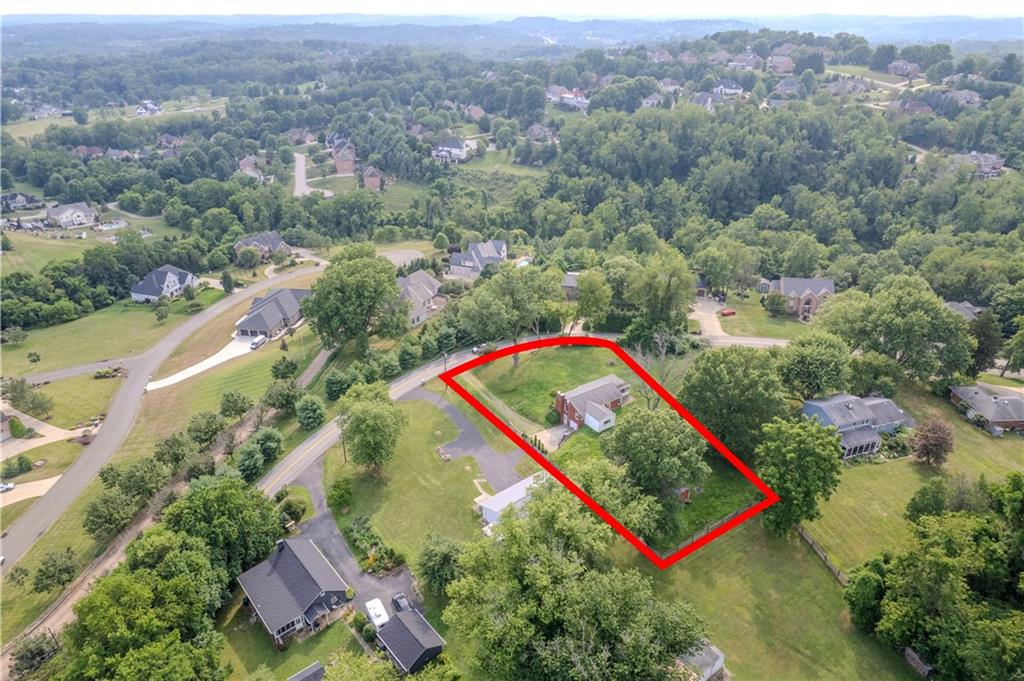 421 Hays Road Venetia, PA 15367 - Photo 19 of 28 an aerial view of lake and residential houses with outdoor space