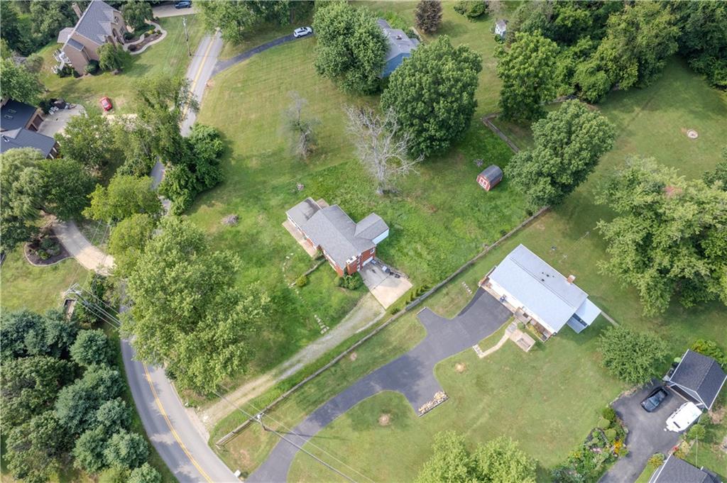 421 Hays Road Venetia, PA 15367 - Photo 27 of 28 an aerial view of a house with a yard and lake view