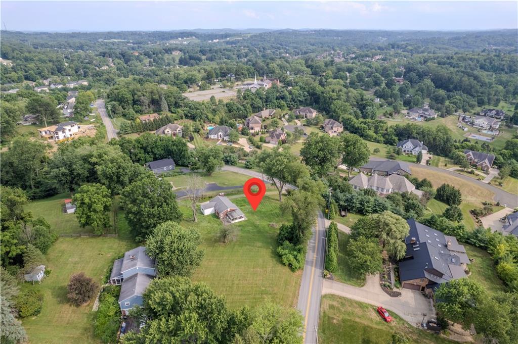 421 Hays Road Venetia, PA 15367 - Photo 4 of 28 an aerial view of residential house with outdoor space and trees all around