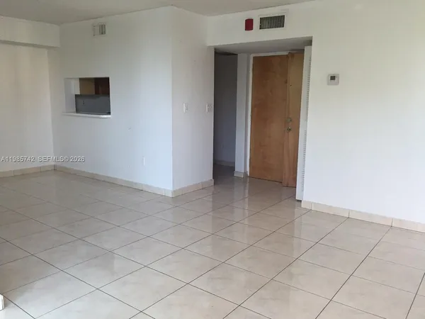 a view of an empty room