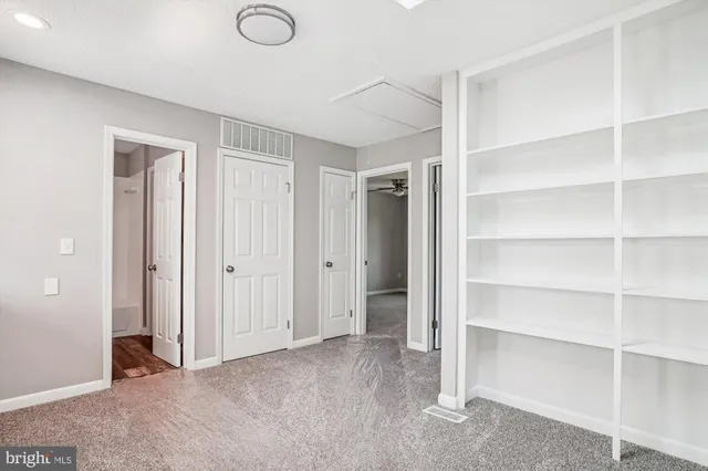 a view of an empty room