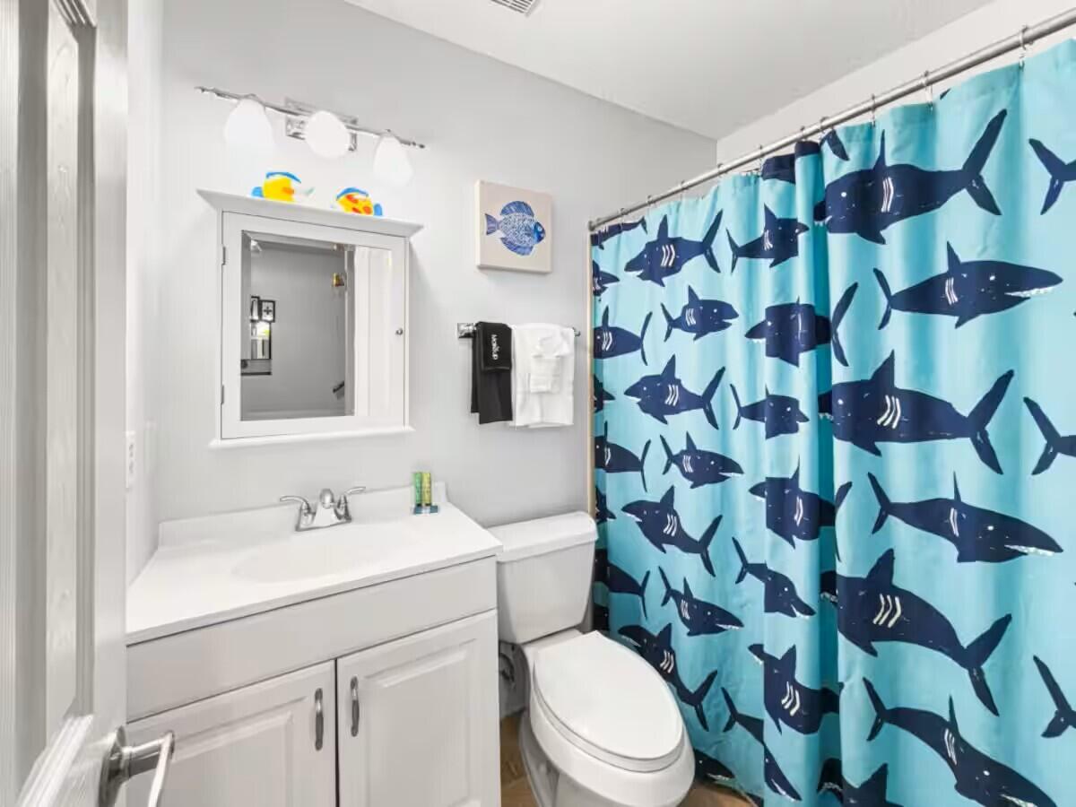 100 North Myrtle Drive, Unit 116 Santa Rosa Beach, FL 32459 - Photo 10 of 29 a bathroom with a sink toilet and shower