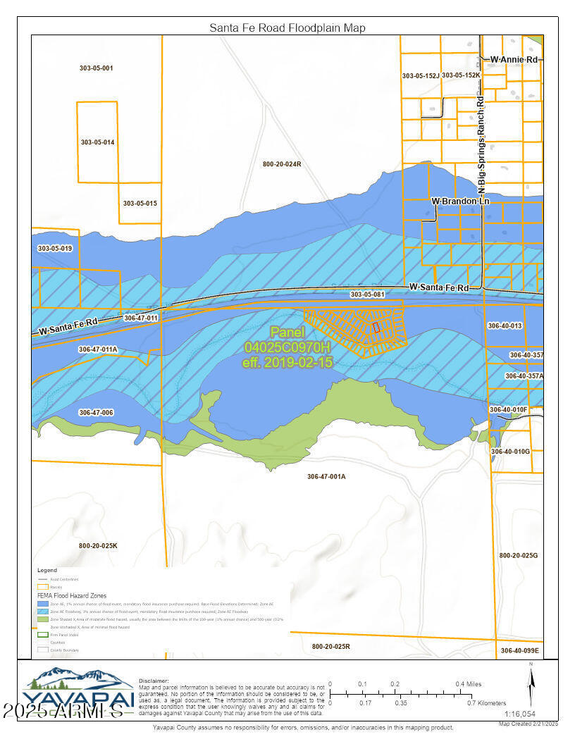 Na East Santa Fe Road, Unit 21 Paulden, AZ 86334 - Photo 2 of 2 Santa Fe Road Floodplain Map