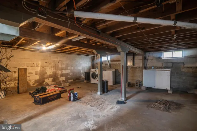 a room with storage and utility