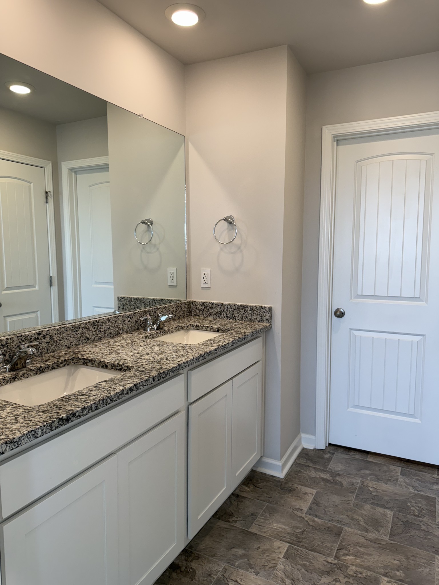 102 Cecil Road Lebanon, TN 37087 - Photo 17 of 22 a bathroom with a granite countertop sink and a mirror