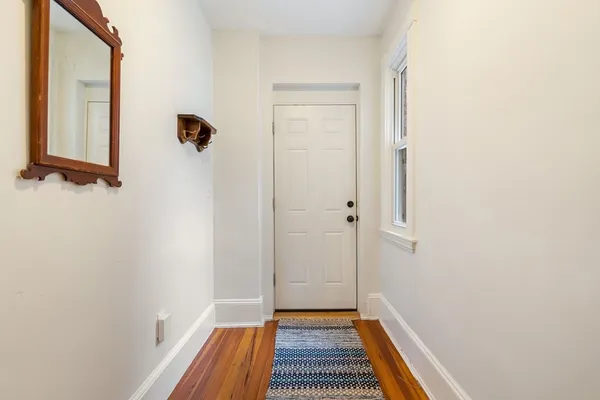 a view of a room with a wardrobe