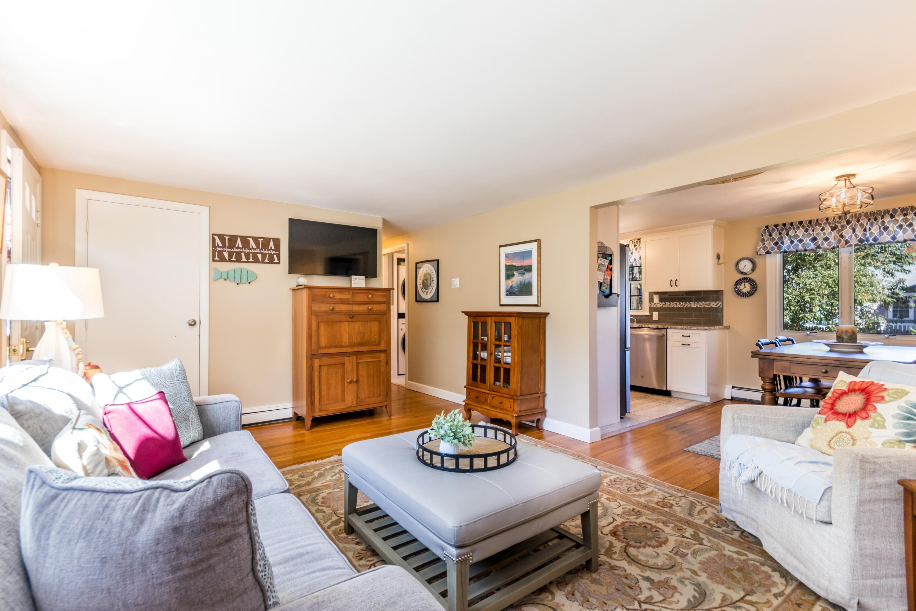 42 Agnes Road South Dennis, MA 02660 - Photo 7 of 36 a living room with furniture and a flat screen tv