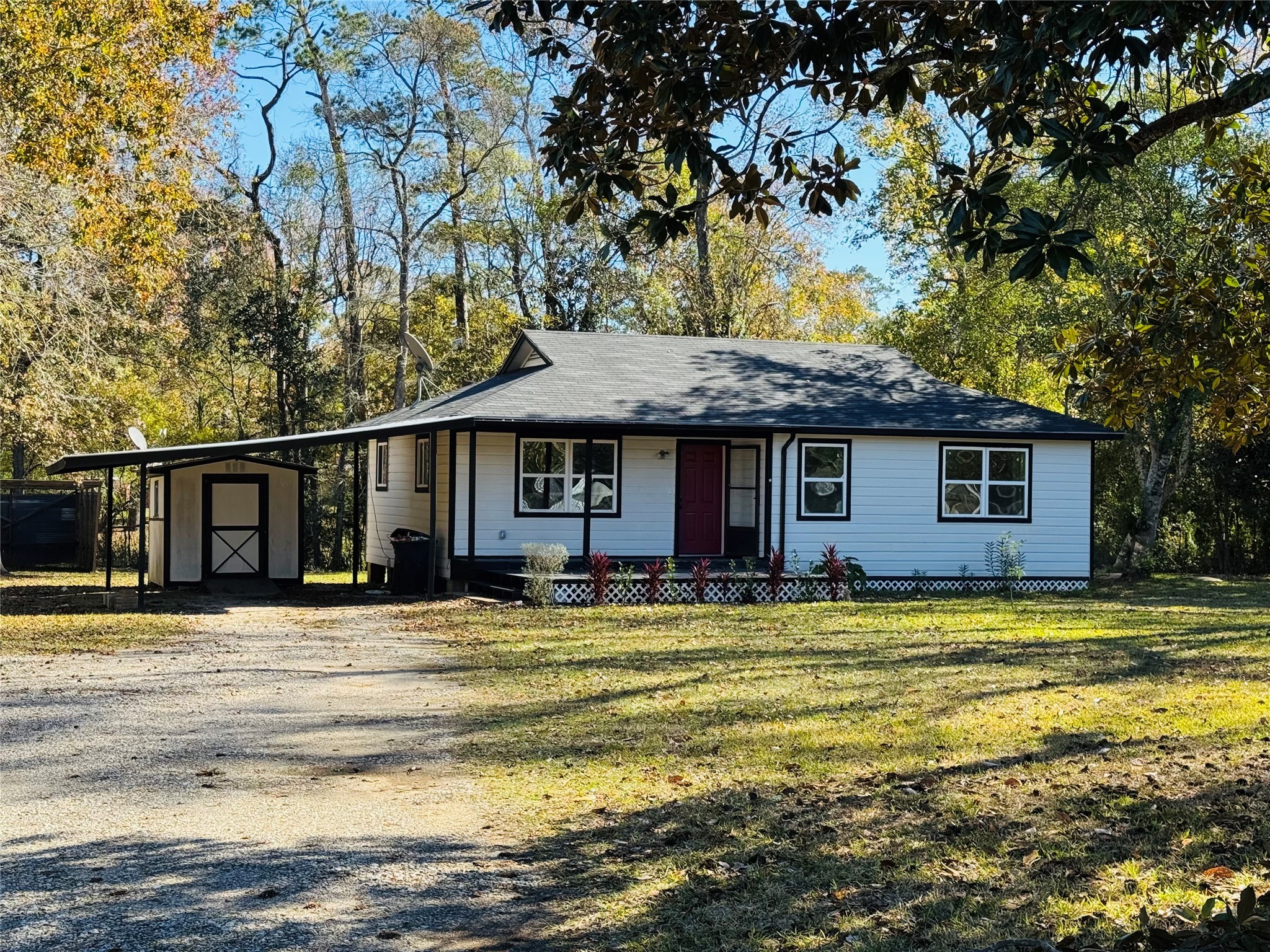 a view of a house with a swimming pool