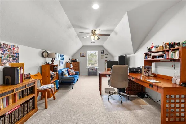 a view of park with trees