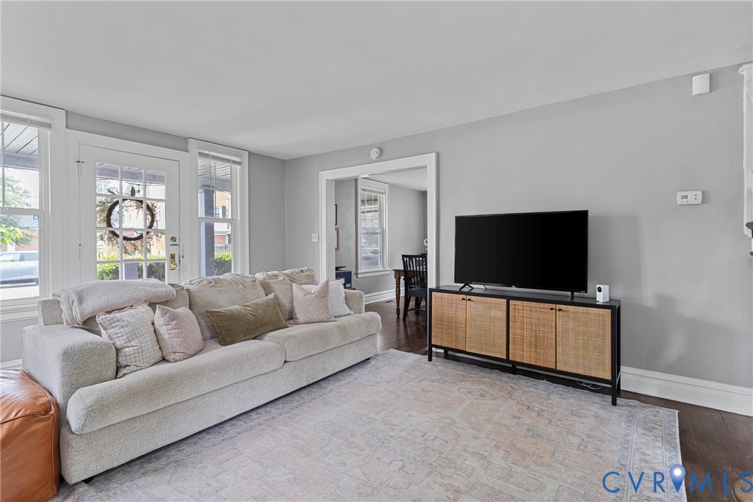 104 West Union Street Sandston, VA 23150 - Photo 8 of 33 a living room with furniture and a flat screen tv