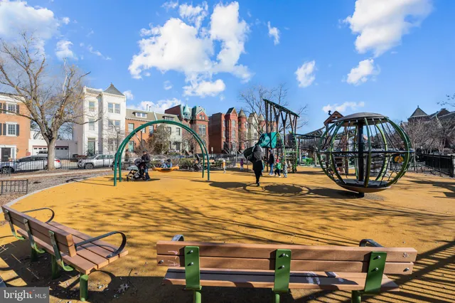 a view of a swimming pool with an outdoor space