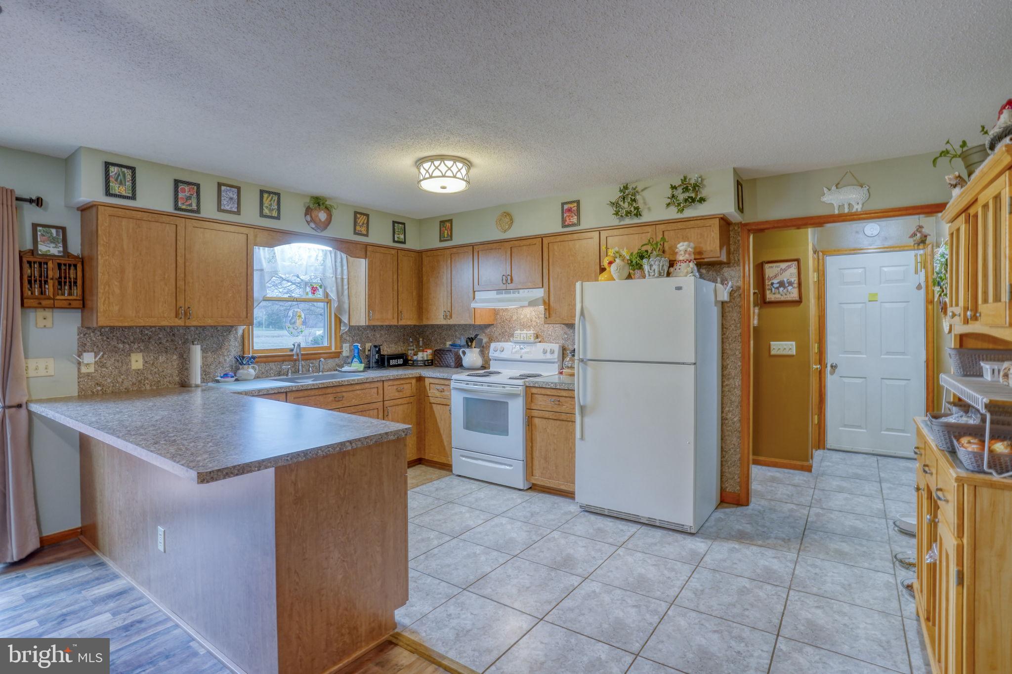 1916 Hartly Road Hartly, DE 19953 - Photo 14 of 44 a kitchen with a refrigerator a stove top oven a sink and dishwasher