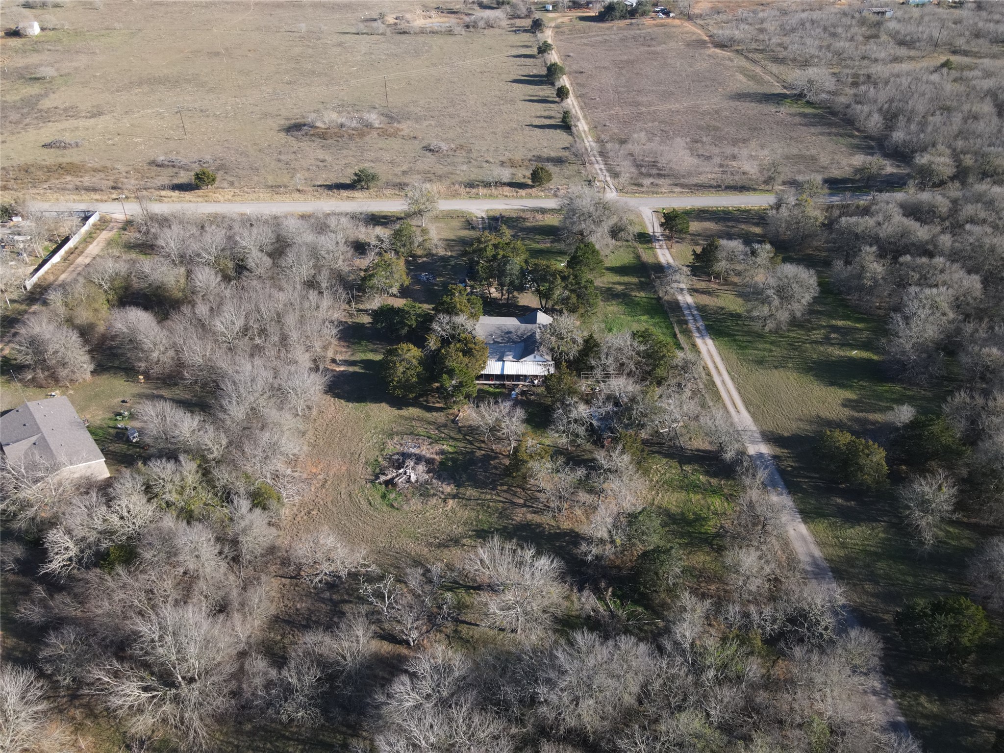 221 Lower Elgin Road Elgin, TX 78621 - Photo 5 of 8 Aerial overview of property's location featuring rural landscape