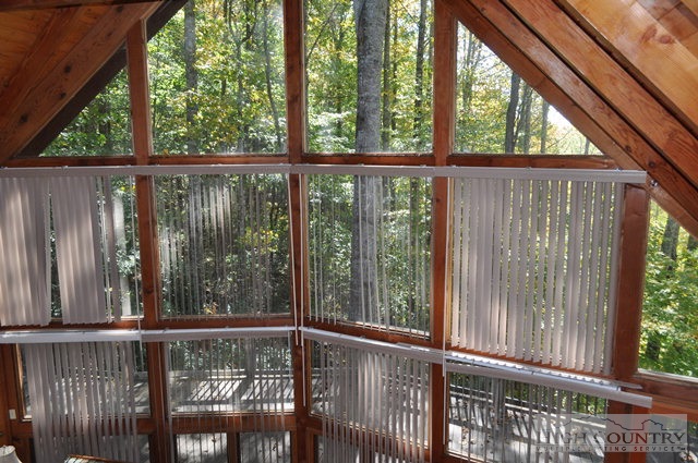 346-348 Grady Winkler Road Boone, NC 28607 - Photo 27 of 32 a view of a wooden deck