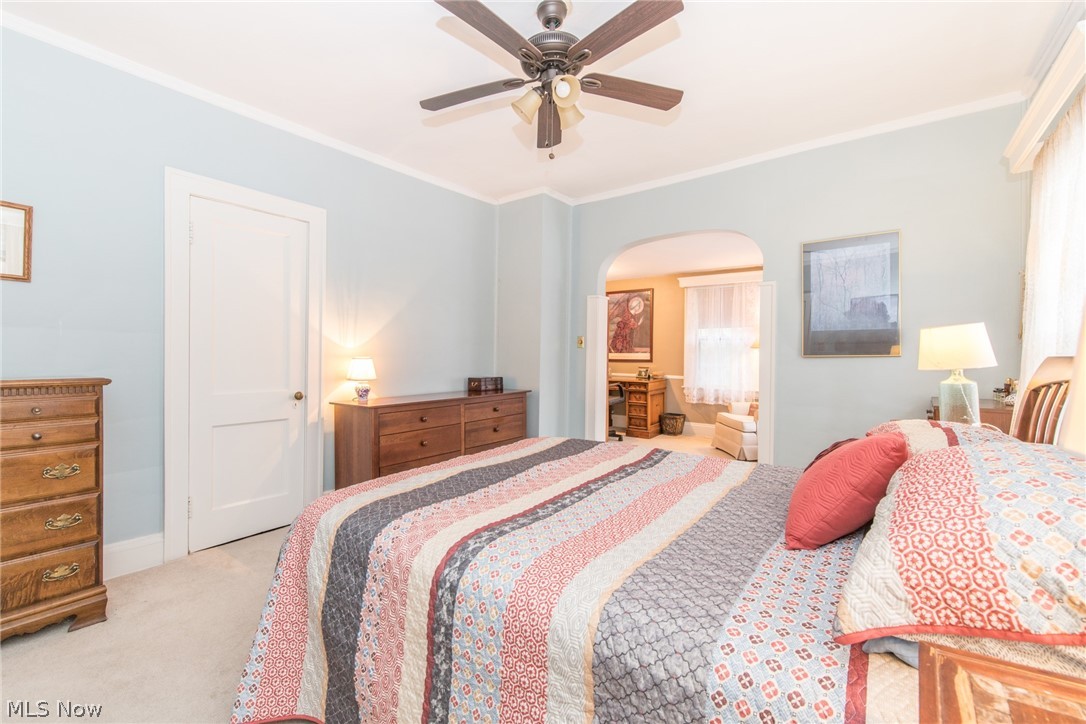2649 Edgehill Road Cleveland, OH 44106 - Photo 22 of 33 Master bedroom has a nice side room for an office, workout space or a walk in closet.
