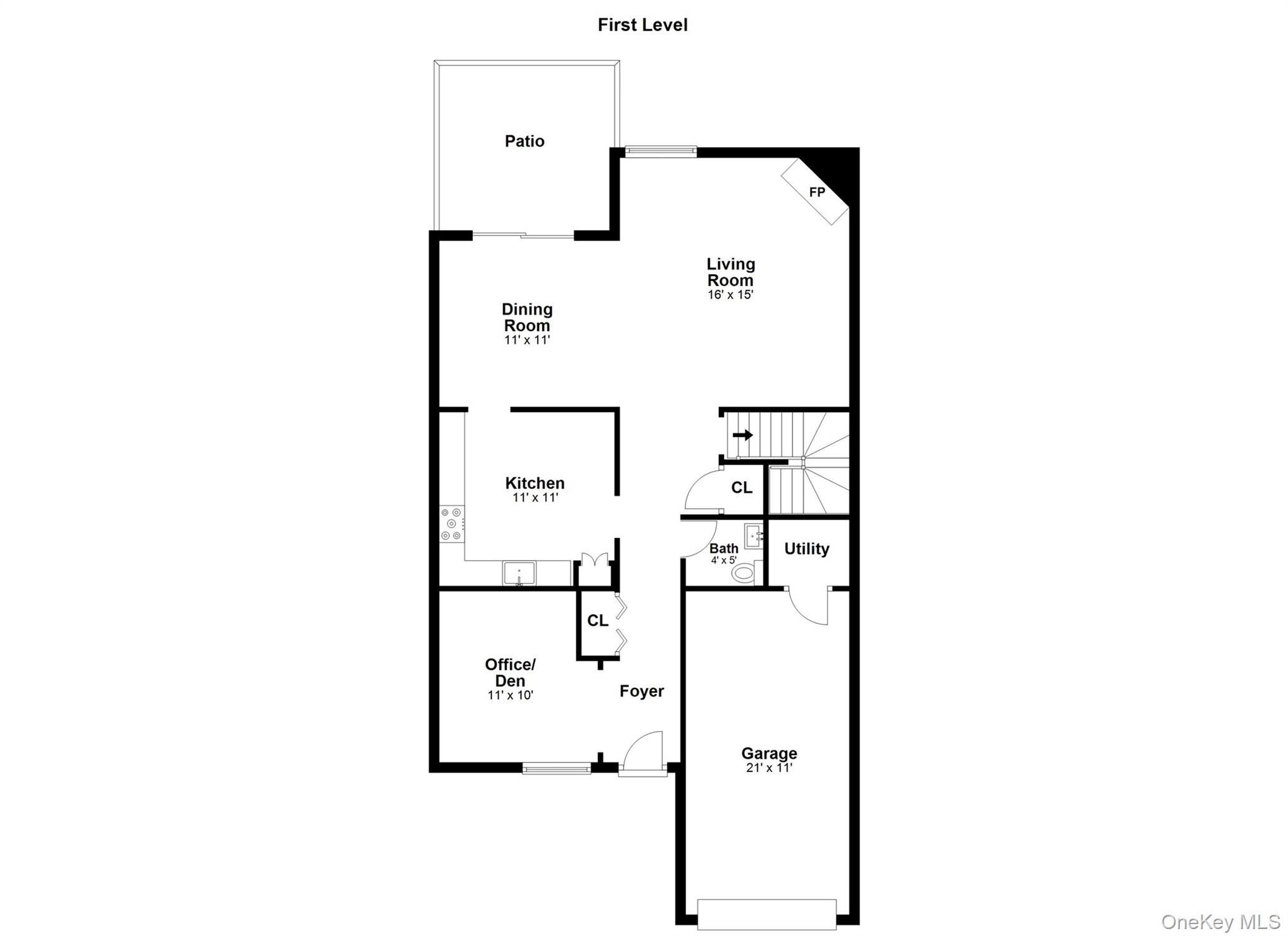 104 Sparrow Ridge Road, Unit 20C Carmel, NY 10512 - Photo 30 of 30 Floor Plan for Level Two