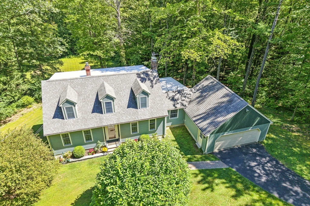 481 Kennedy Road Northampton, MA 01053 - Photo 1 of 40 an aerial view of a house with a yard
