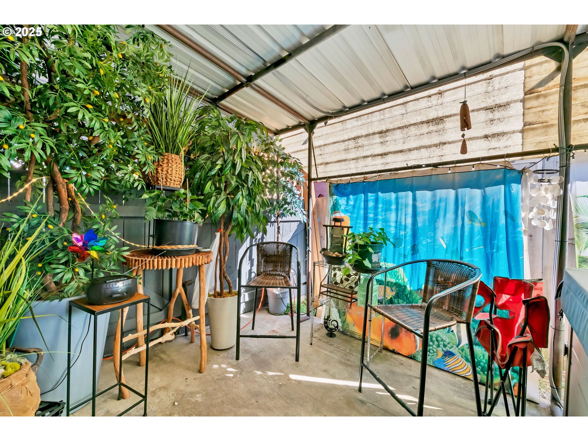 637 17th Street Northeast Salem, OR 97301 - Photo 22 of 34 a backyard of a house with seating space