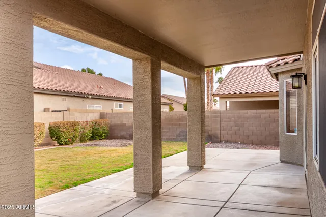a view of open glass door