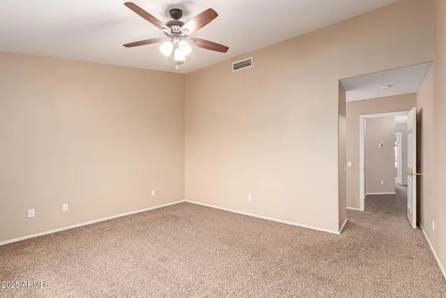 a view of an empty room