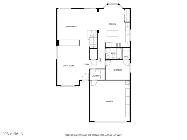 a picture of a bench in front of a window