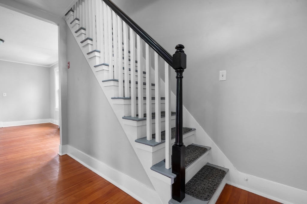 64 Pleasant Street Ware, MA 01082 - Photo 8 of 38 a view of entryway with wooden floor