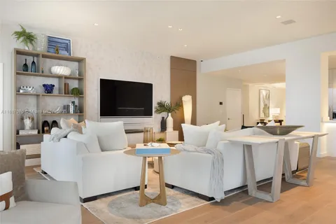 a room with furniture and a window