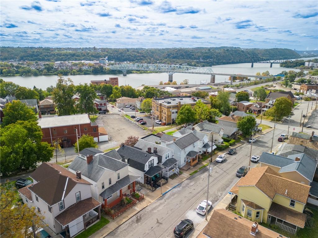431 East Washington Street Rochester, PA 15074 - Photo 5 of 32 an aerial view of residential houses with outdoor space