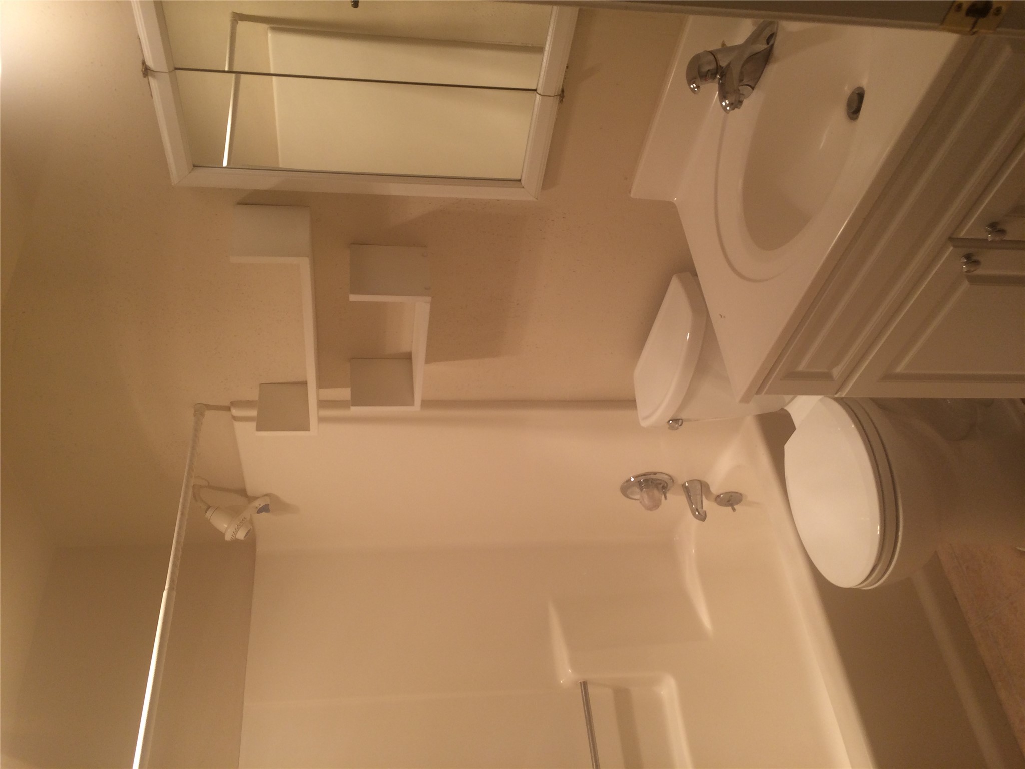 102 Verna Spur, Unit B Georgetown, TX 78628 - Photo 12 of 18 Bathroom featuring vanity and shower / tub combination