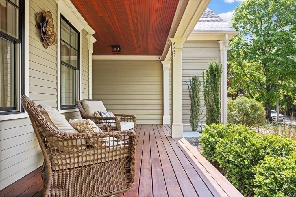 36 Tyler Road Lexington, MA 02420 - Photo 29 of 38 a deck view with a seating space