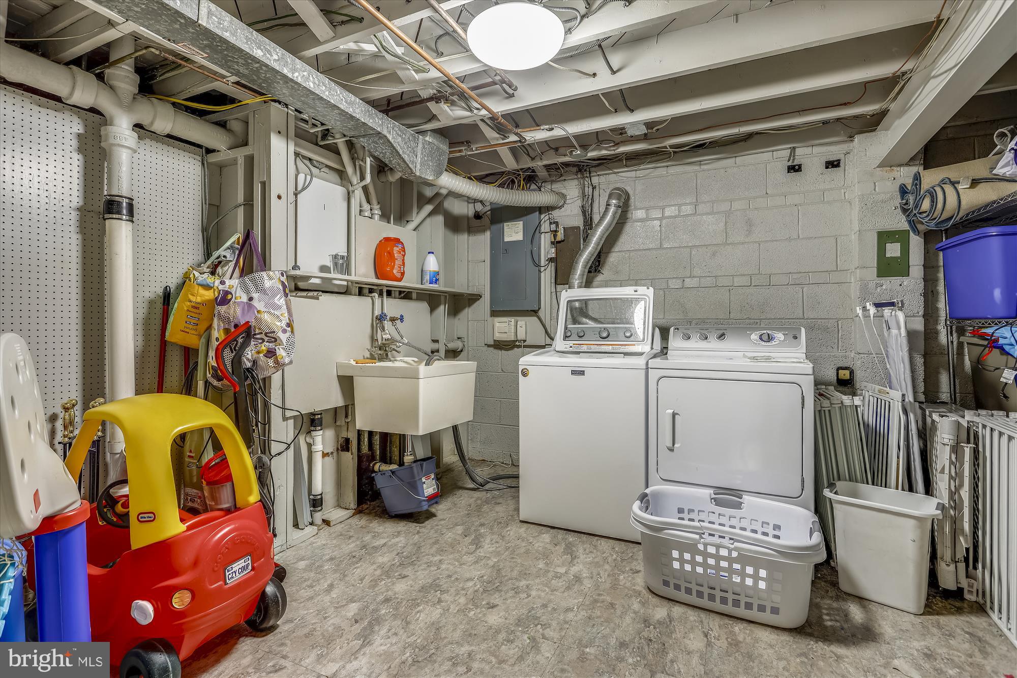 2513 Spencer Road Silver Spring, MD 20910 - Photo 28 of 28 Lower Level Laundry and Storage
