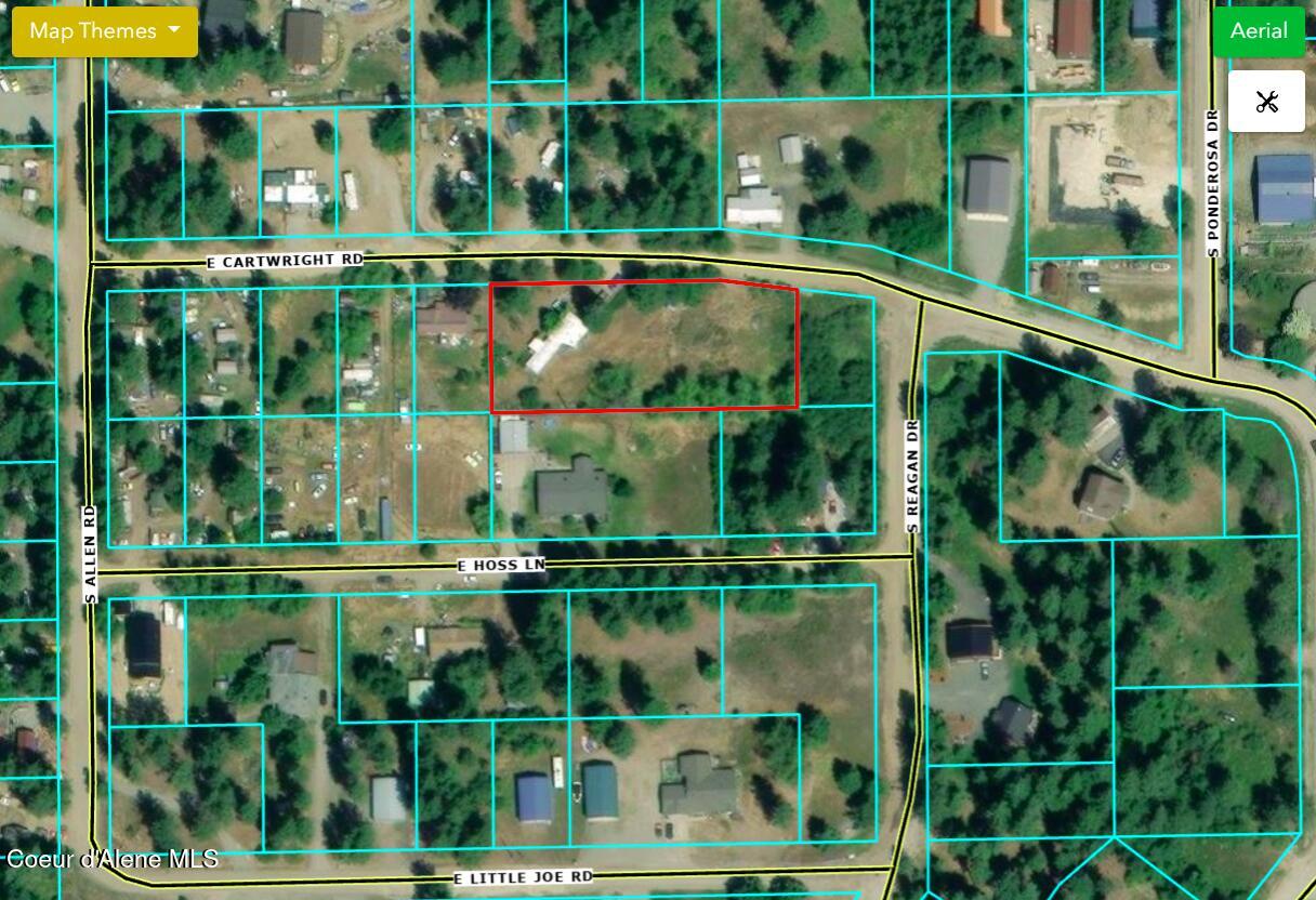 6616 East Cartwright Road Coeur D'Alene, ID 83814 - Photo 30 of 31 Map_Satellite layer_FSTE_Kootenai-6616 E