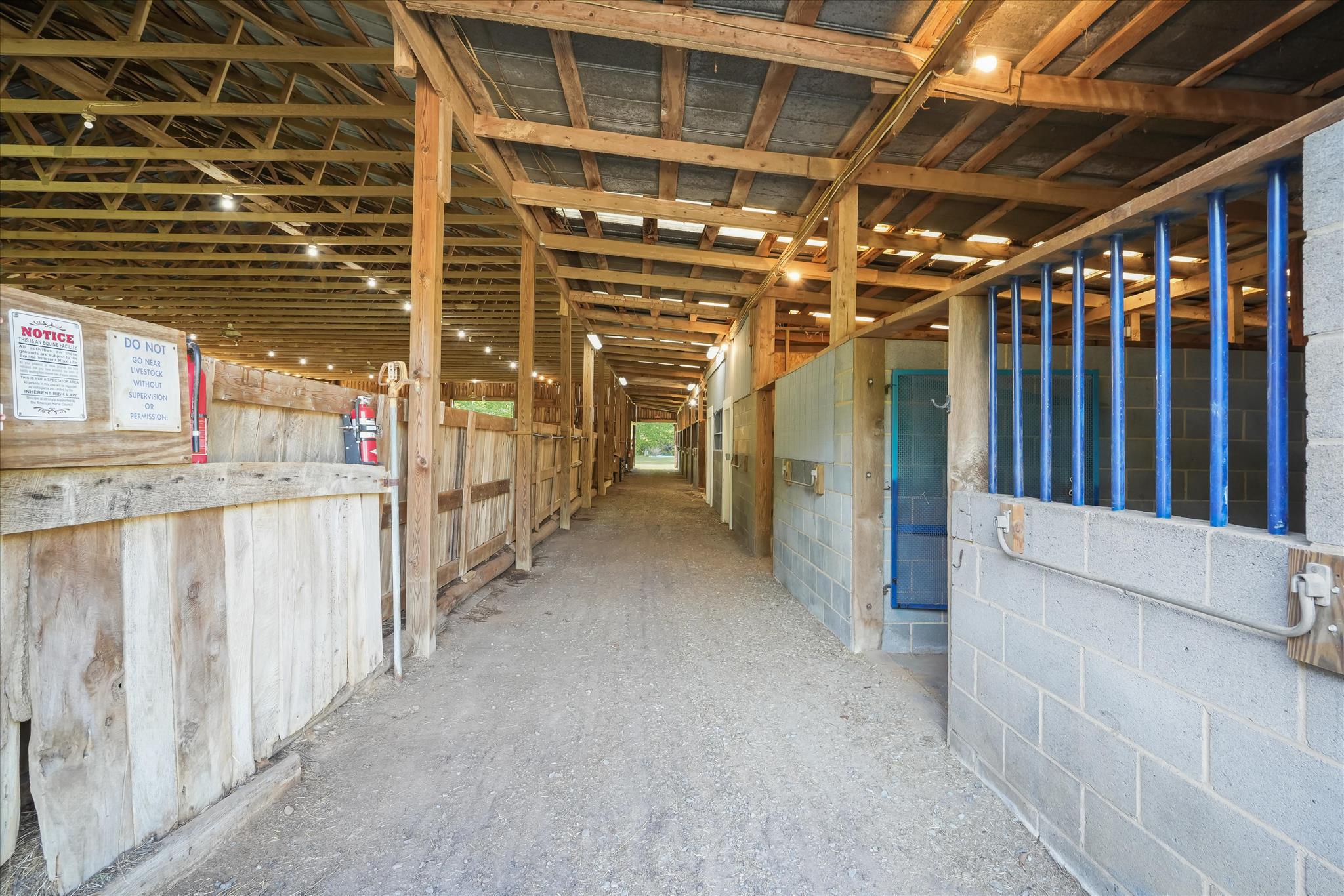 3325 Allday Road Huntingtown, MD 20639 - Photo 55 of 77 Barn Aisle