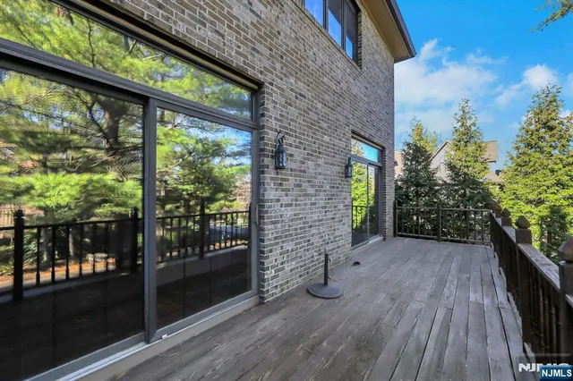 a view of backyard with green space